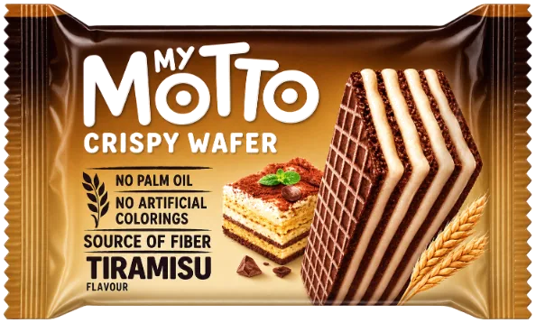 Crispy Wafer — Tiramisu — My Motto, 40 g