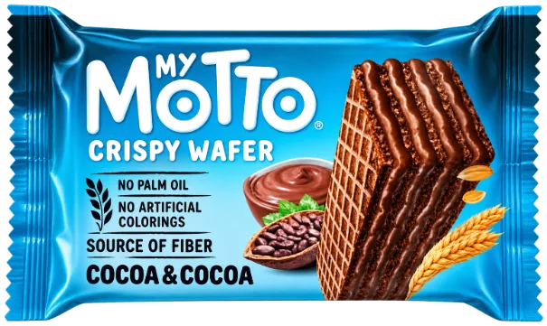 Crispy Wafer — Cocoa & Cocoa — My Motto, 40 g