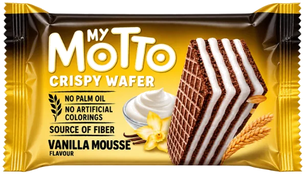 Crispy Wafer — Vanilla Mousse — My Motto, 40 g